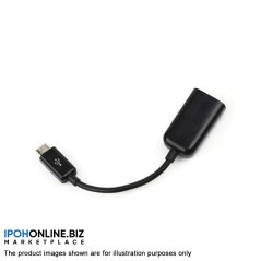 Ipohonline Cable USB OTG Micro 5 Pin Connection Kit (Black)