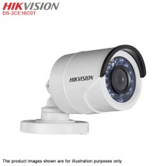 Hikvision Bullet Camera CCTV 1MP HD720P IR (White)