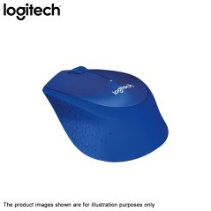 Logitech M331 Silent Plus Wireless Mouse (Blue)