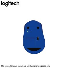 Logitech M331 Silent Plus Wireless Mouse (Blue)