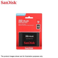 SanDisk SSD PLUS 120GB 530MB/s 2.5-Inch 6 Gbit/s Internal Solid Drive