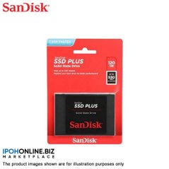 SanDisk SSD PLUS 120GB 530MB/s 2.5-Inch 6 Gbit/s Internal Solid Drive