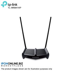 TP-LINK 300Mbps High Power Wireless N Router‎ TL-WR841HP version 3 Unifi Maxis TIME Ready (Black), eRomman Marketplace