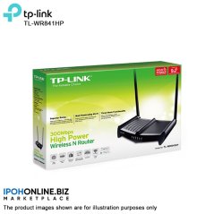 TP-LINK 300Mbps High Power Wireless N Router‎ TL-WR841HP version 3 Unifi Maxis TIME Ready (Black), eRomman Marketplace