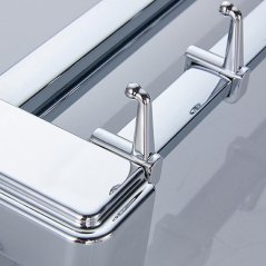 GTE Strong Bearing Stainless Steel Wall Hanging Kitchen (Silver)
