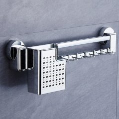 GTE Strong Bearing Stainless Steel Wall Hanging Kitchen (Silver)