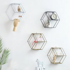 Gdeal Nordic Metal Style Wall Hanging Rack (3 Colors)