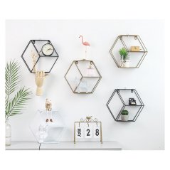 Gdeal Nordic Metal Style Wall Hanging Rack (3 Colors)