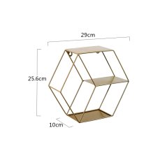 Gdeal Nordic Metal Style Wall Hanging Rack (3 Colors)