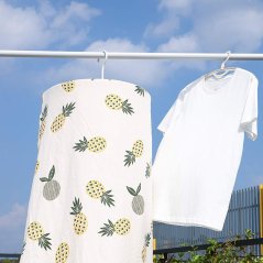 Home Laundry Sun Quilt Round Drying Spiral Cloth Hanger Rack (White)