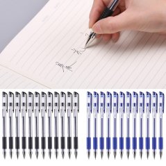 Gdeal Smooth Transparent Bullet Pen Signature Gel Pens Set (2 Colors)