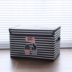 Wardrobe Printed Cloth Toy Organizer Box (3 Colors)