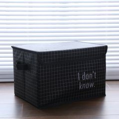 Wardrobe Printed Cloth Toy Organizer Box (3 Colors)