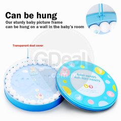 Handprint and Feet Print Baby Soft Clay Makers (Blue - Pink)