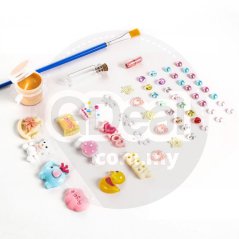 Handprint and Feet Print Baby Soft Clay Makers (Blue - Pink)