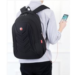 Gdeal Men Fashion USB Charging Travel Laptop Backpack (2 Colors)