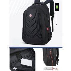 Gdeal Men Fashion USB Charging Travel Laptop Backpack (2 Colors)