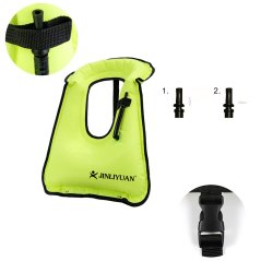 Gdeal Swimming Aid Snorkeling Inflatable Safety Jacket (4 Colors)