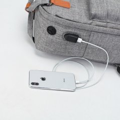 Gdeal USB Charging School College Bag Backpack (3Colors)