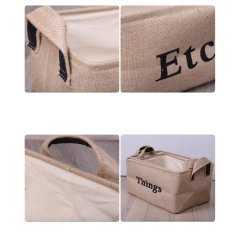 3 Pcs Laundry Basket Cloth Storage Box