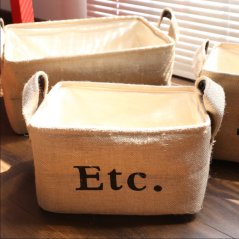 3 Pcs Laundry Basket Cloth Storage Box