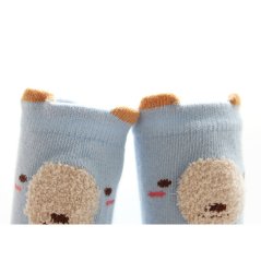 Baby Tube Socks Shoes Anti-slip Bottom Combed Cotton Floor (4 Colors)