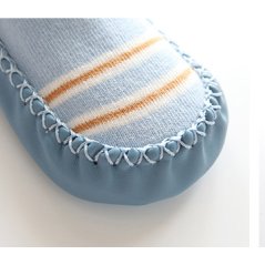 Baby Tube Socks Shoes Anti-slip Bottom Combed Cotton Floor (4 Colors)