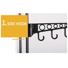 Stainless Steel Closet Wardrobe Clothes Garment Rack (2 Colors)Stainless Steel Closet Wardrobe Clothes Garment Rack (2 Colors)