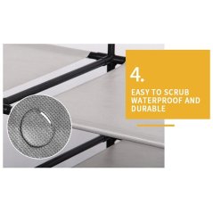 Stainless Steel Closet Wardrobe Clothes Garment Rack (2 Colors)