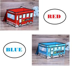 GTE School Bus Toy Organizer Folding Storage Toy Chest And Kid Clothes (2 Colors)