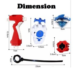 Gdeal Metal Assembled Gyro Beyblade Burst Top Set With Launcher Grip
