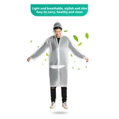 EVA Thick Reusable Waterproof Rain Coat for Outdoor (5 Colors)