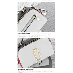 Gdeal Mini Personalized Color Matching One-Shoulder Slung Female Bag - RYL-268 (3 Colors)