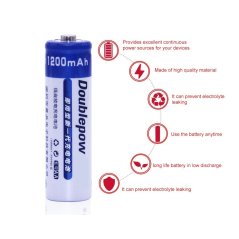 Gdeal USB 4 Slot AA/AAA Batteries Charger Adapter - DP-U82 (White)