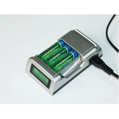 Gdeal 4 Slot AA/AAA Batteries Charger Power Adapter (Black)