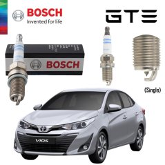BOSCH AT Platinum Spark Plugs 0.9mm-036" 6740 (Single) - 0242230602