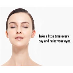 Pen Beauty Instrument to Get Rid of The Black Eye Massager (White)