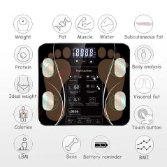 Gdeal Screen Digital Smart Fat Measure Body Weight Scale (2 Colors)