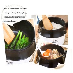 Gdeal Multi-Function Steamer Pan Instant Hot Cooking Frying Pan 1.5L
