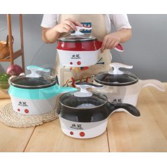 Gdeal Multi-Function Steamer Pan Instant Hot Cooking Frying Pan 1.5L