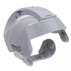 Scalp Head Massage Helmet Machine Brain Relaxation (Gray)