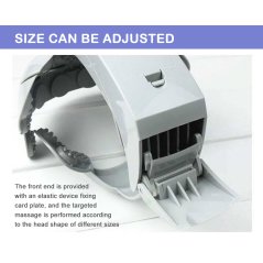 Scalp Head Massage Helmet Machine Brain Relaxation (Gray)