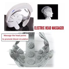 Scalp Head Massage Helmet Machine Brain Relaxation (Gray)