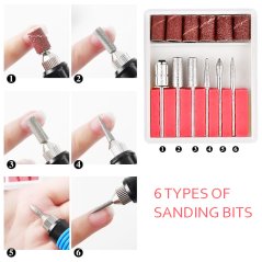 Salon DIY Electric Manicure Nails Pen Shiner Grinding Tool (Blue)