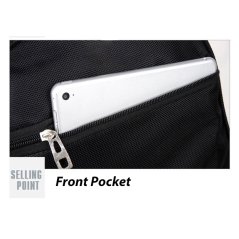 SKY TRAVELLER SKY340  Travel Laptop Backpack ( Black)