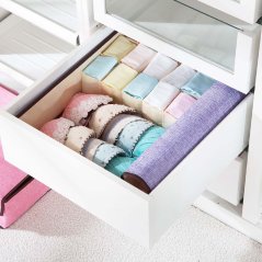 GTE Folding Cotton And Linen Cloths Storage Box Bedroom (4 Colors)