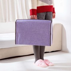 GTE Folding Cotton And Linen Cloths Storage Box Bedroom (4 Colors)