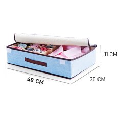 GTE Folding Cotton And Linen Cloths Storage Box Bedroom (4 Colors)