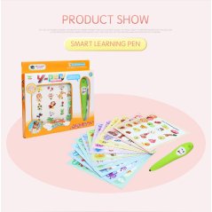 Gdeal Children English Intelligent Vocal Learning Pen Puzzle Learning Card