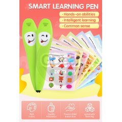 Gdeal Children English Intelligent Vocal Learning Pen Puzzle Learning Card